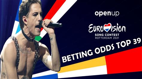 eurovision 2021 betting odds